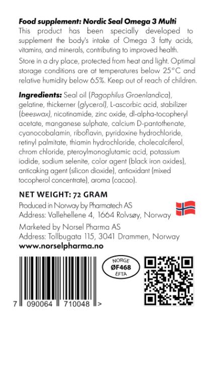 Nordic Seal Omega 3 Multi