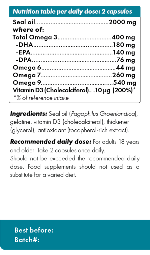 Nordic Seal Omega 3 S1