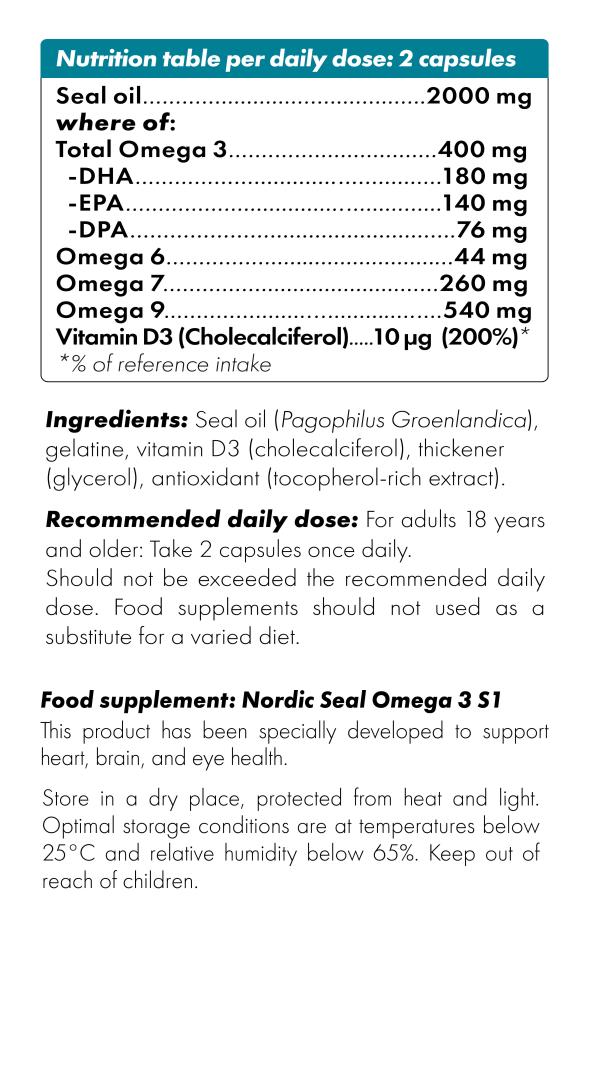 Nordic Seal Omega 3 S1