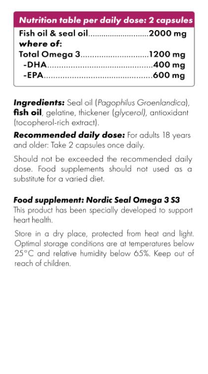 Nordic Seal Omega 3 S3