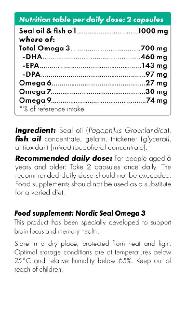 Nordic Seal Omega 3 S3